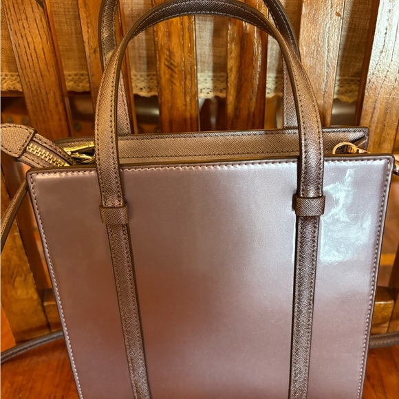 Kate Spade Cameron Street Small Hayden Metallic Wisteria Purple Crossbody - Picture 9 of 15